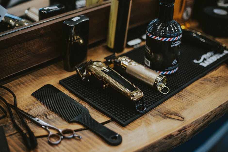 Master barbers at work creating perfect styles